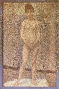 Georges Seurat A standing position of the Obverse oil painting picture wholesale